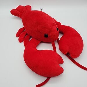 Mary Meyer Lobster Plush 16" Red Soft Large Claws Long Antennas Stuffed Animal